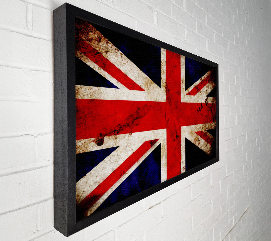  A Canvas Print of Uk Grunge Canvas Wall Art