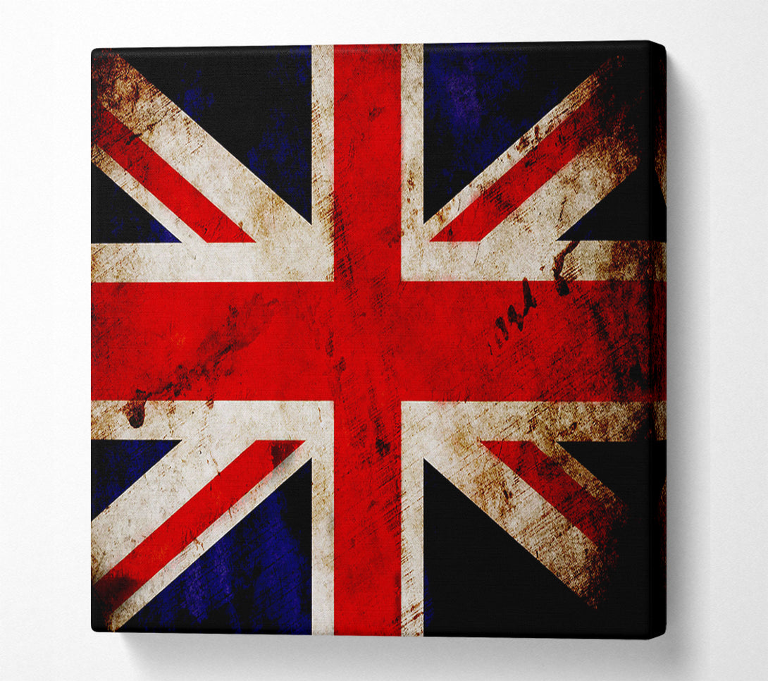  A Canvas Print of Uk Grunge Canvas Wall Art
