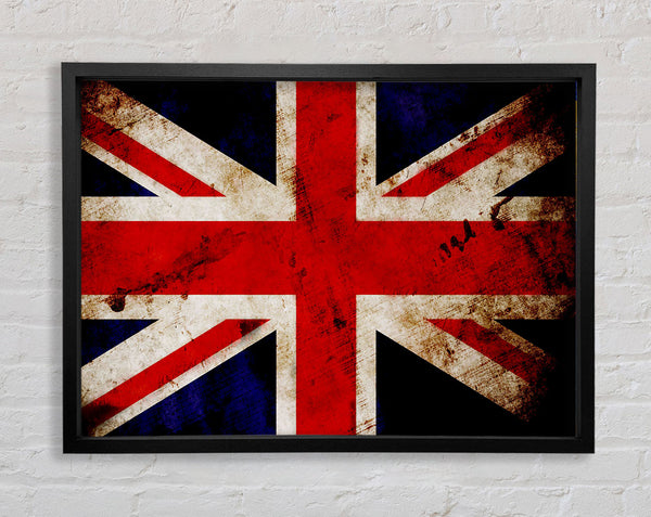 Uk Grunge Framed Print