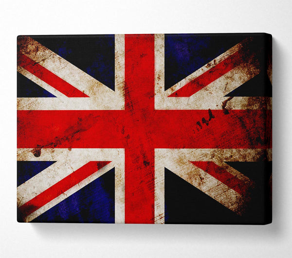  A Canvas Print of Uk Grunge Canvas Wall Art