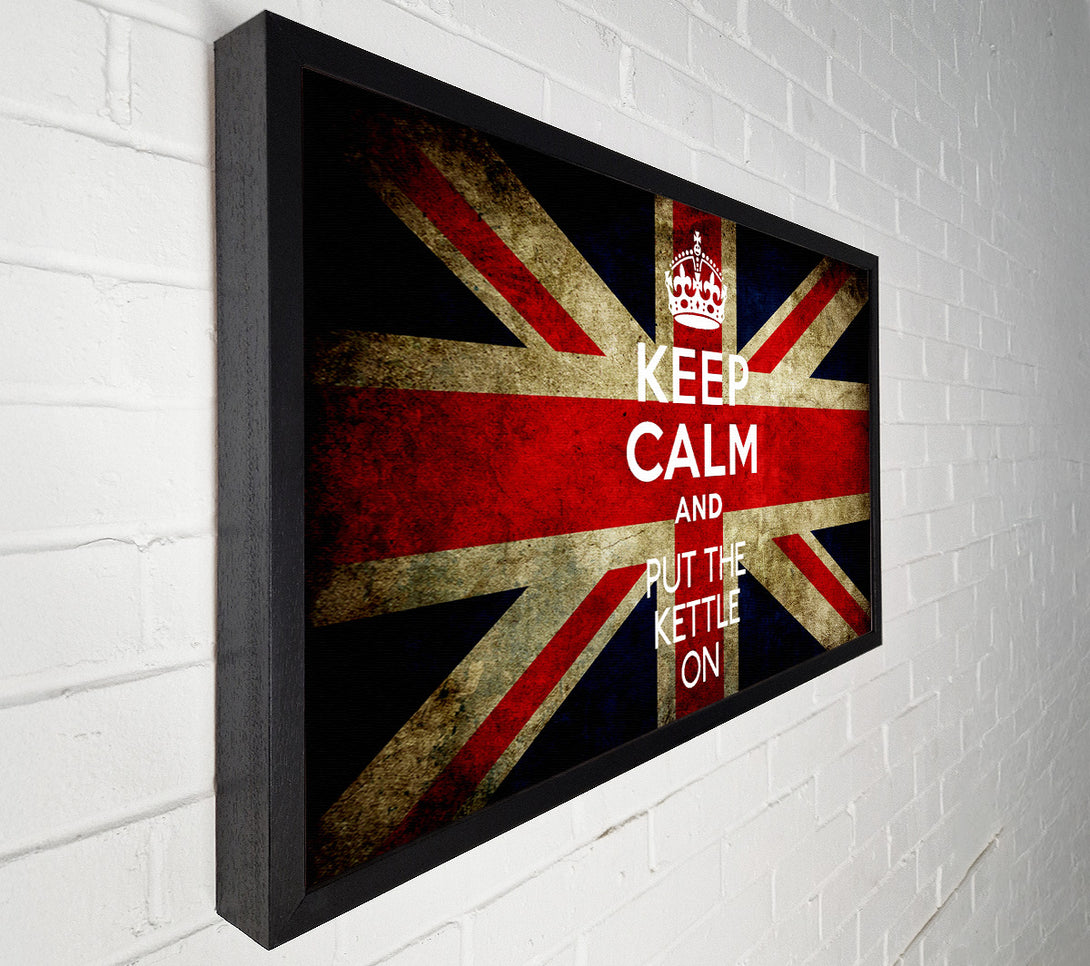  A Canvas Print of English Flag Keep Calm Canvas Print