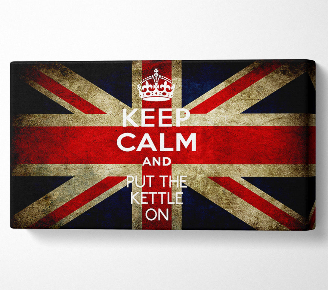  A Canvas Print of English Flag Keep Calm Canvas Print