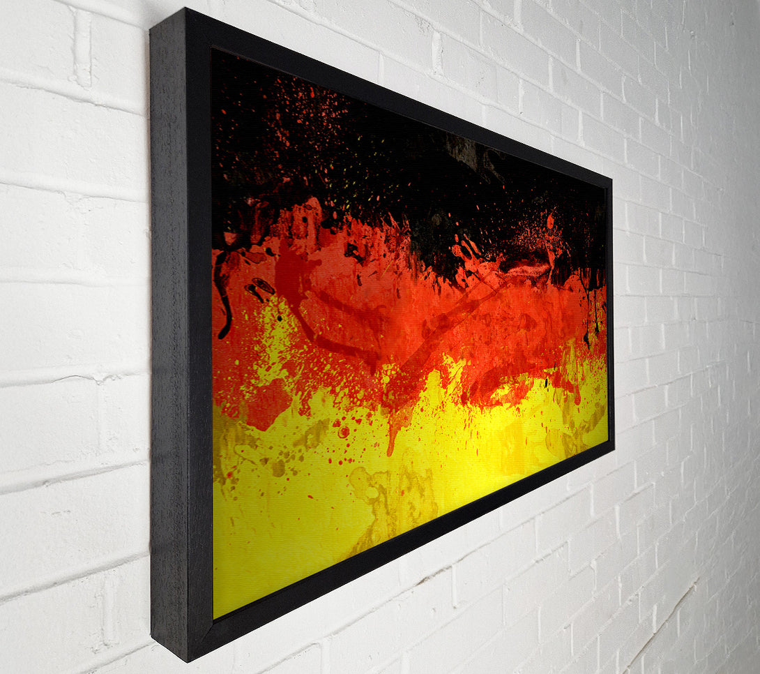 A Canvas Print of Germany Colours Canvas Art