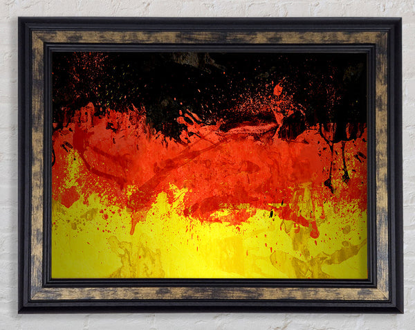 Germany Colours Framed Print