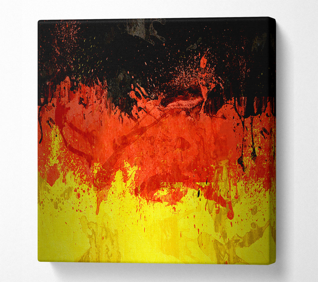  A Canvas Print of Germany Colours Canvas Art