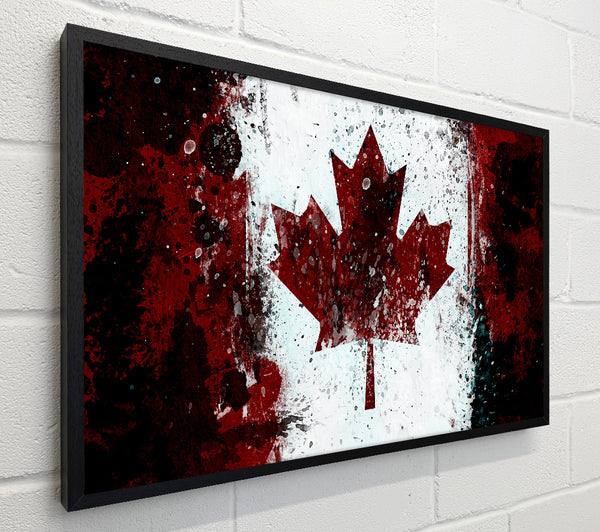 Canadian Grunge Flag