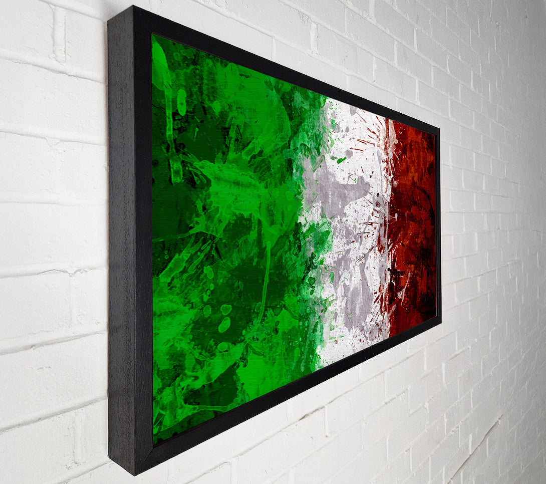  A Canvas Print of Grunge Flag Of Italy Canvas Print