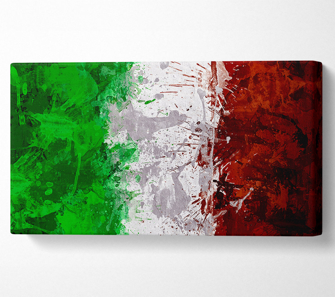  A Canvas Print of Grunge Flag Of Italy Canvas Print