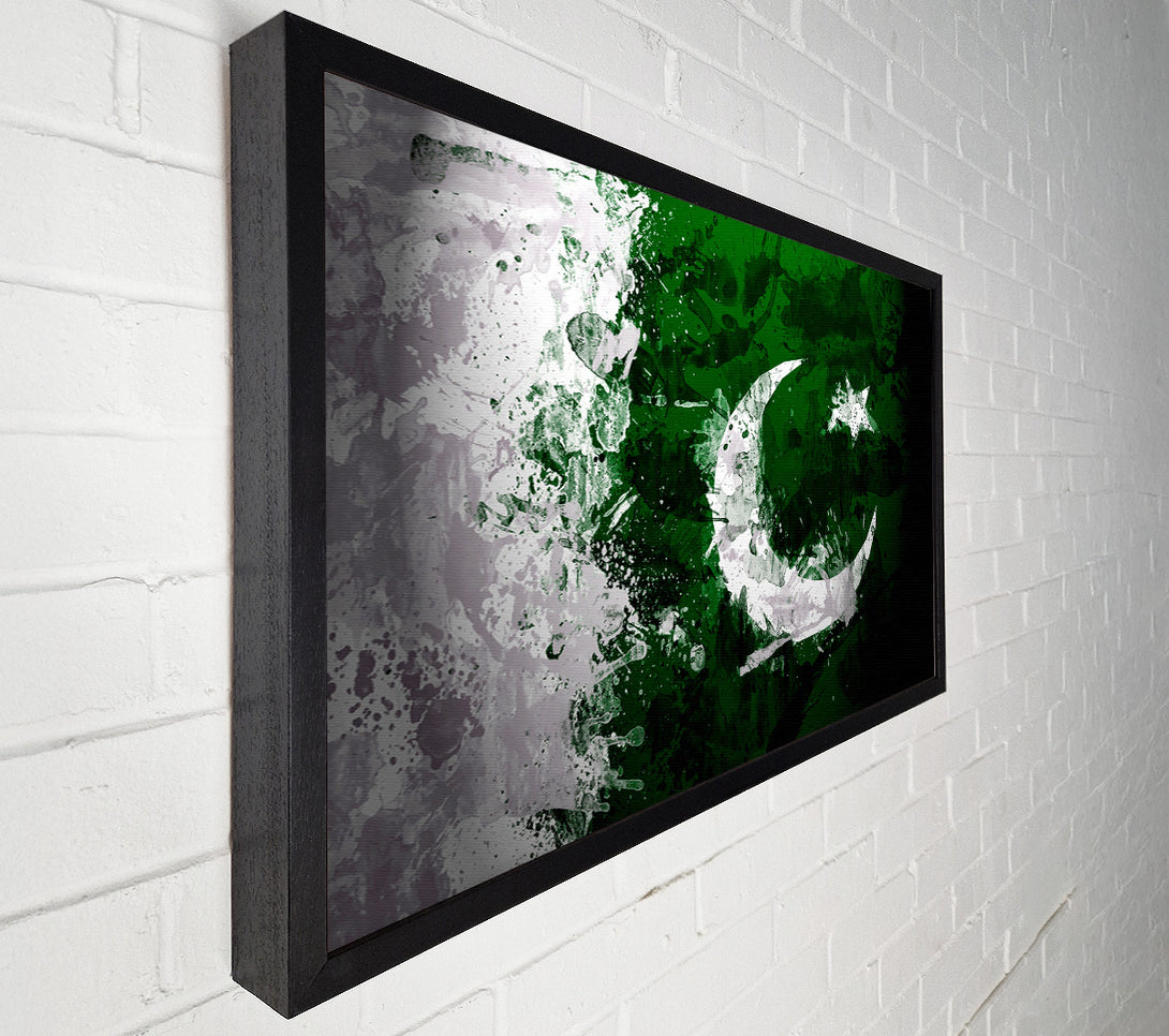  A Canvas Print of Pakistan Flag Grunge Canvas Art