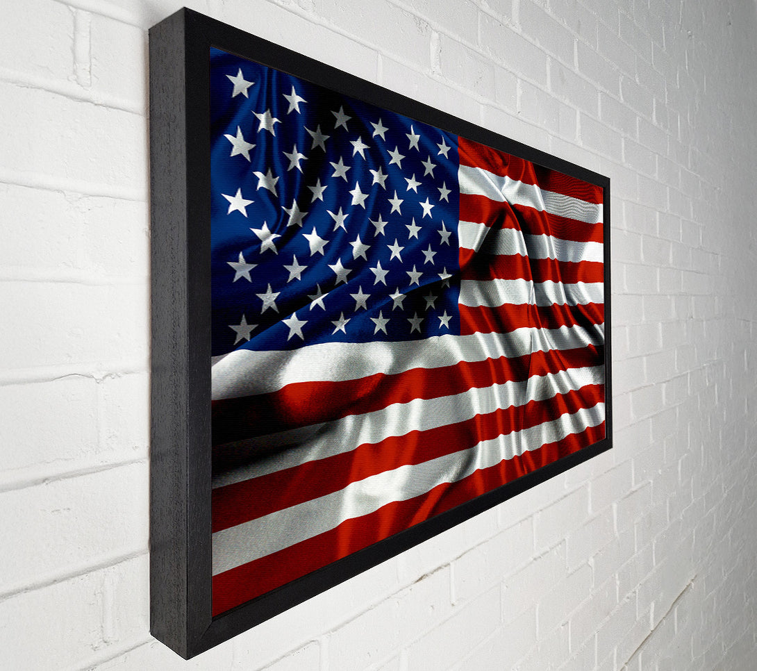  A Canvas Print of American Usa Flag Canvas Art
