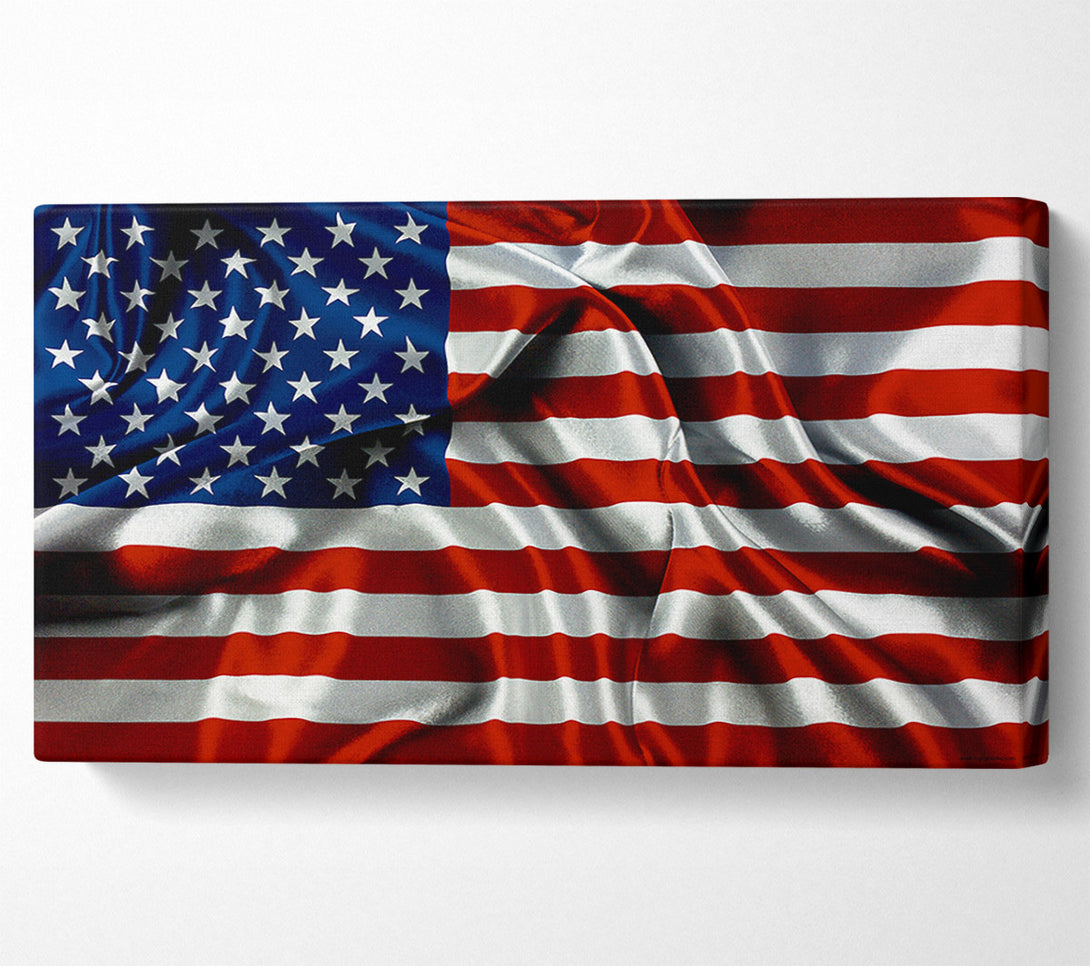  A Canvas Print of American Usa Flag Canvas Art