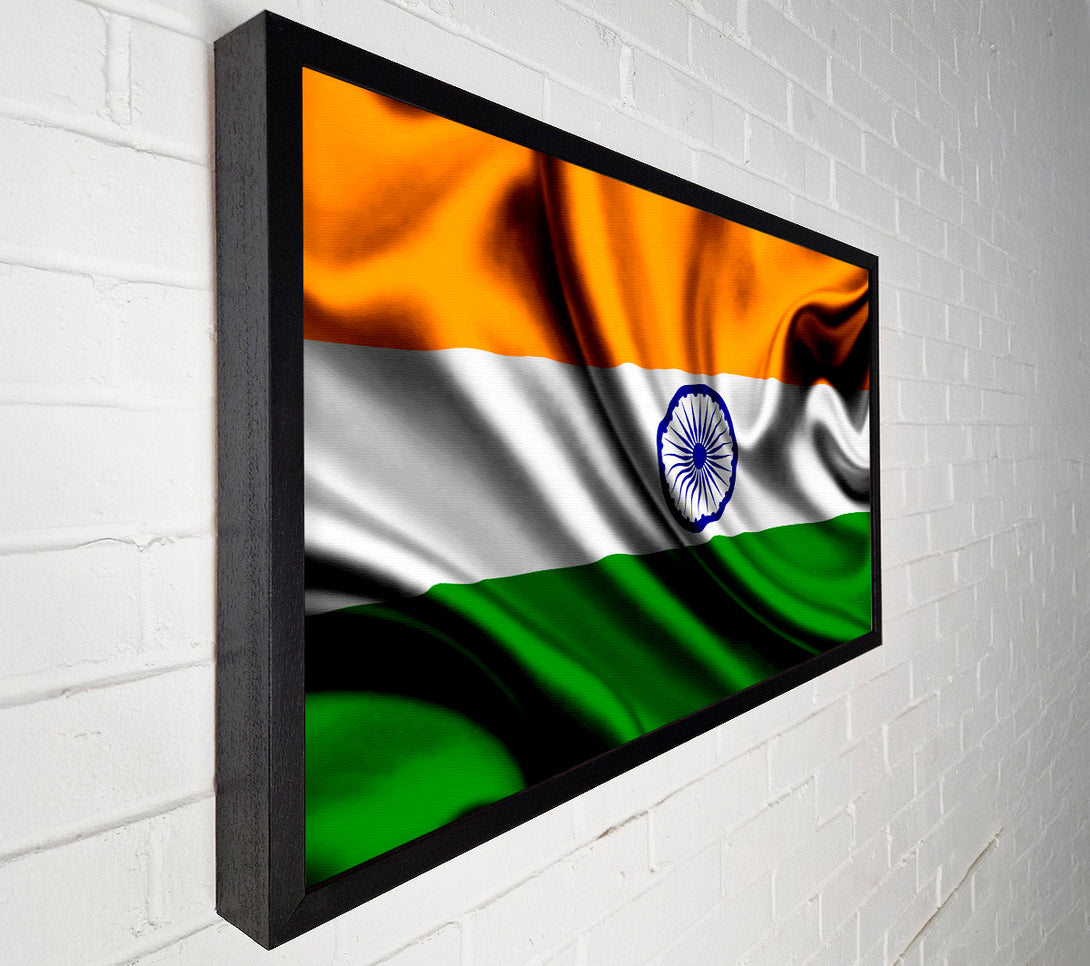  A Canvas Print of Indian Flag Canvas Wall Art