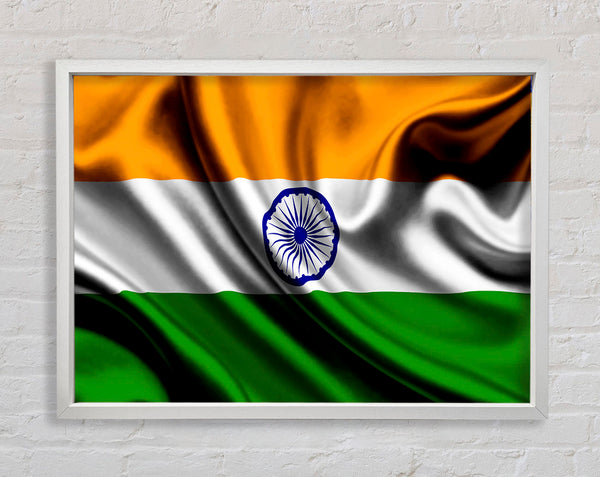 Indian Flag Framed Print