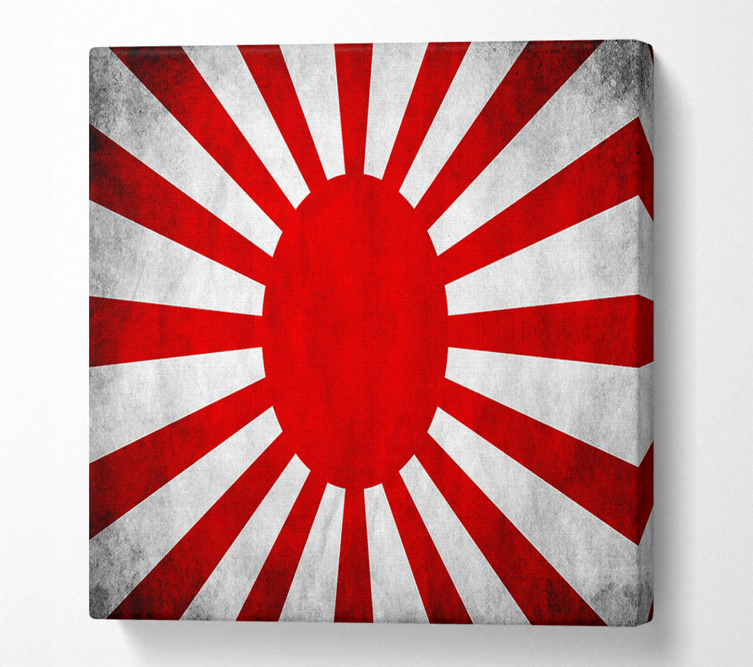  A Canvas Print of Japanese War Flag Canvas Print