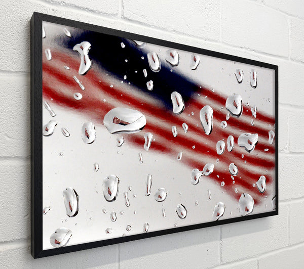 American Flag Droplet