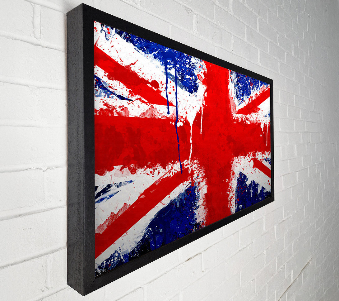  A Canvas Print of Uk Flag Canvas Print