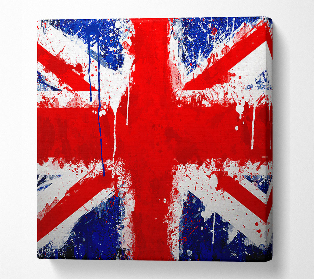  A Canvas Print of Uk Flag Canvas Print