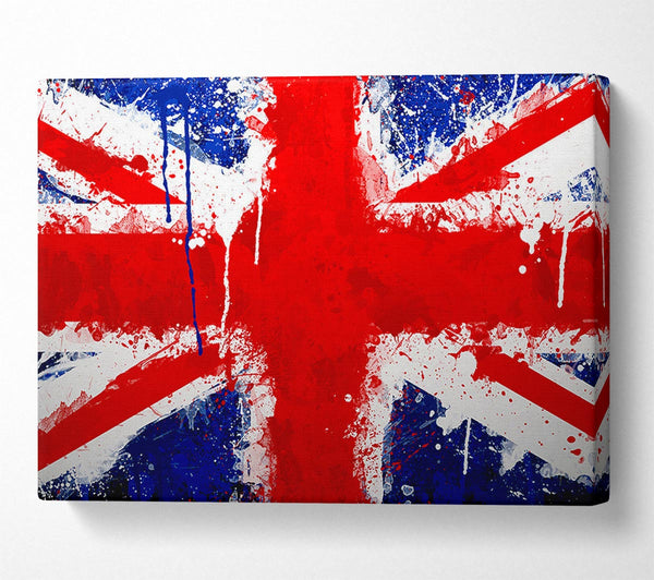  A Canvas Print of Uk Flag Canvas Print