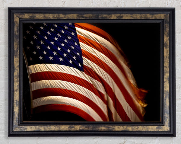 Flag Of America Framed Print