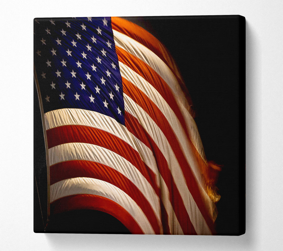  A Canvas Print of Flag Of America Canvas Art