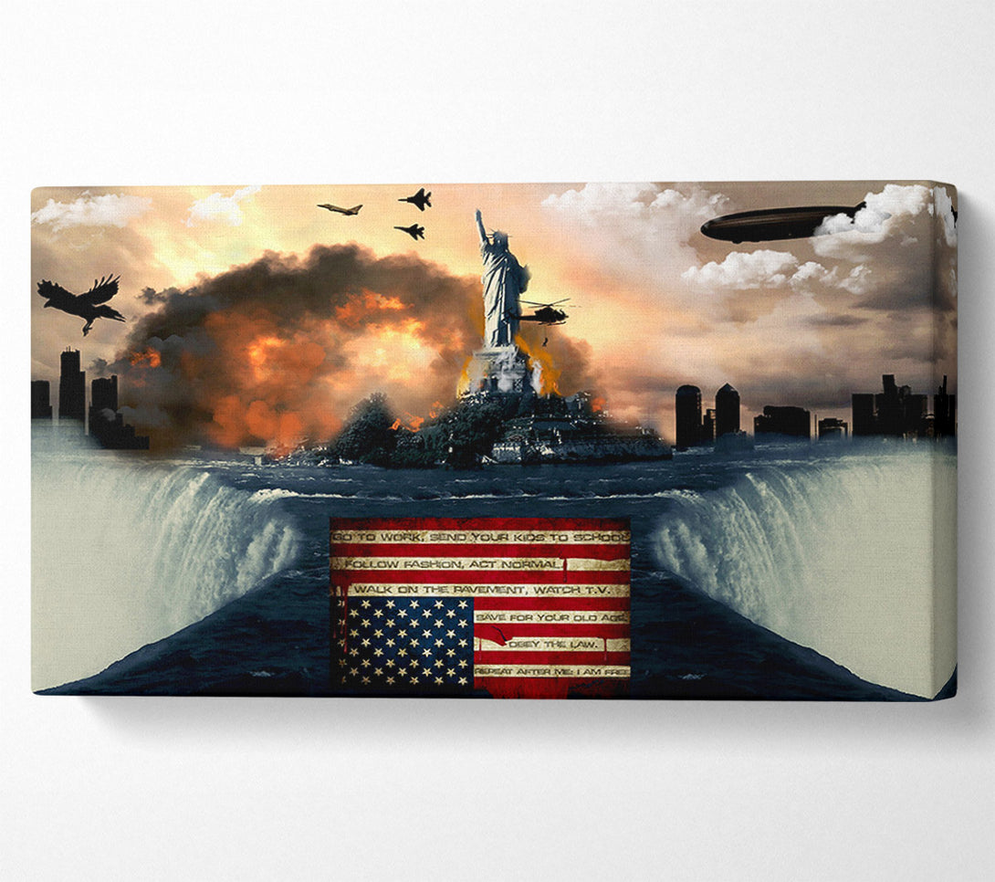  A Canvas Print of American Liberty Canvas Print
