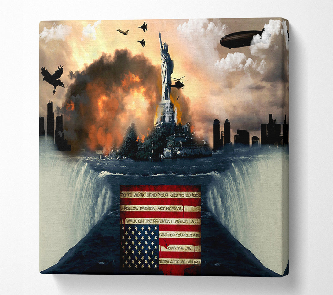  A Canvas Print of American Liberty Canvas Print