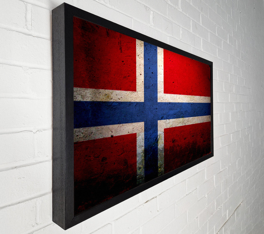  A Canvas Print of Norway Flag Canvas Art