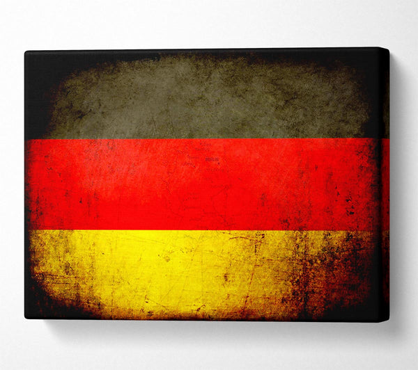  A Canvas Print of Germany Flag Grunge Canvas Wall Art