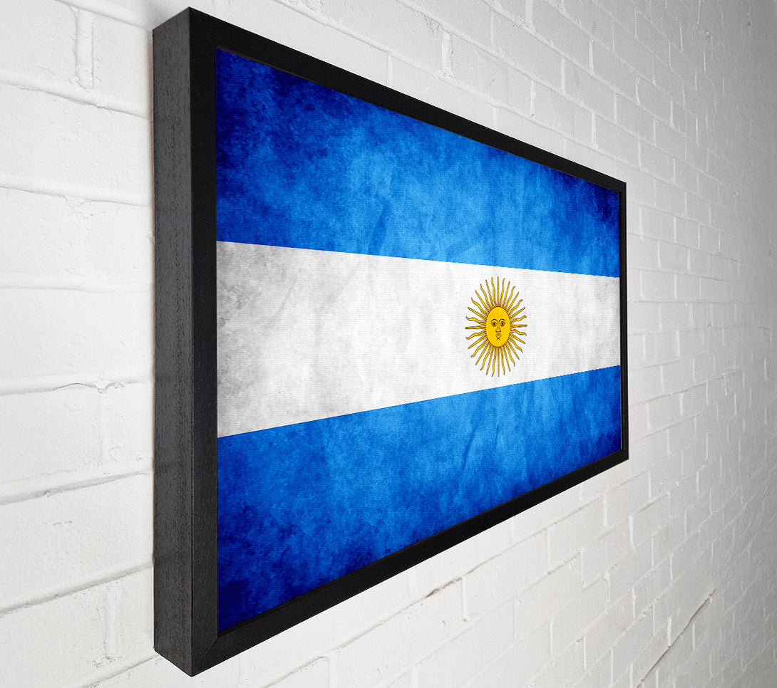  A Canvas Print of Argentina Flag Canvas Wall Art
