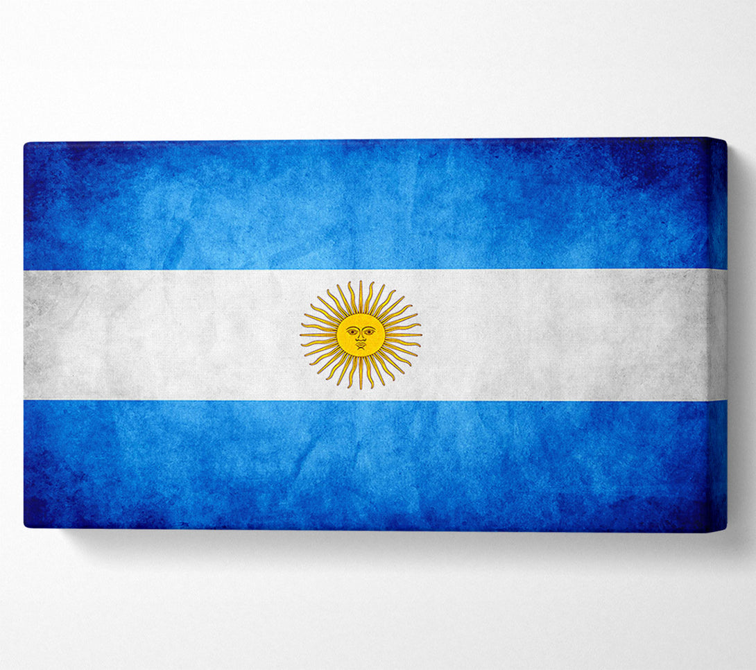  A Canvas Print of Argentina Flag Canvas Wall Art