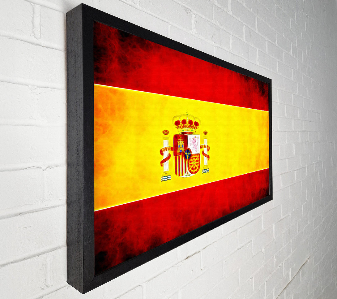  A Canvas Print of Spanish Flag Canvas Wall Art