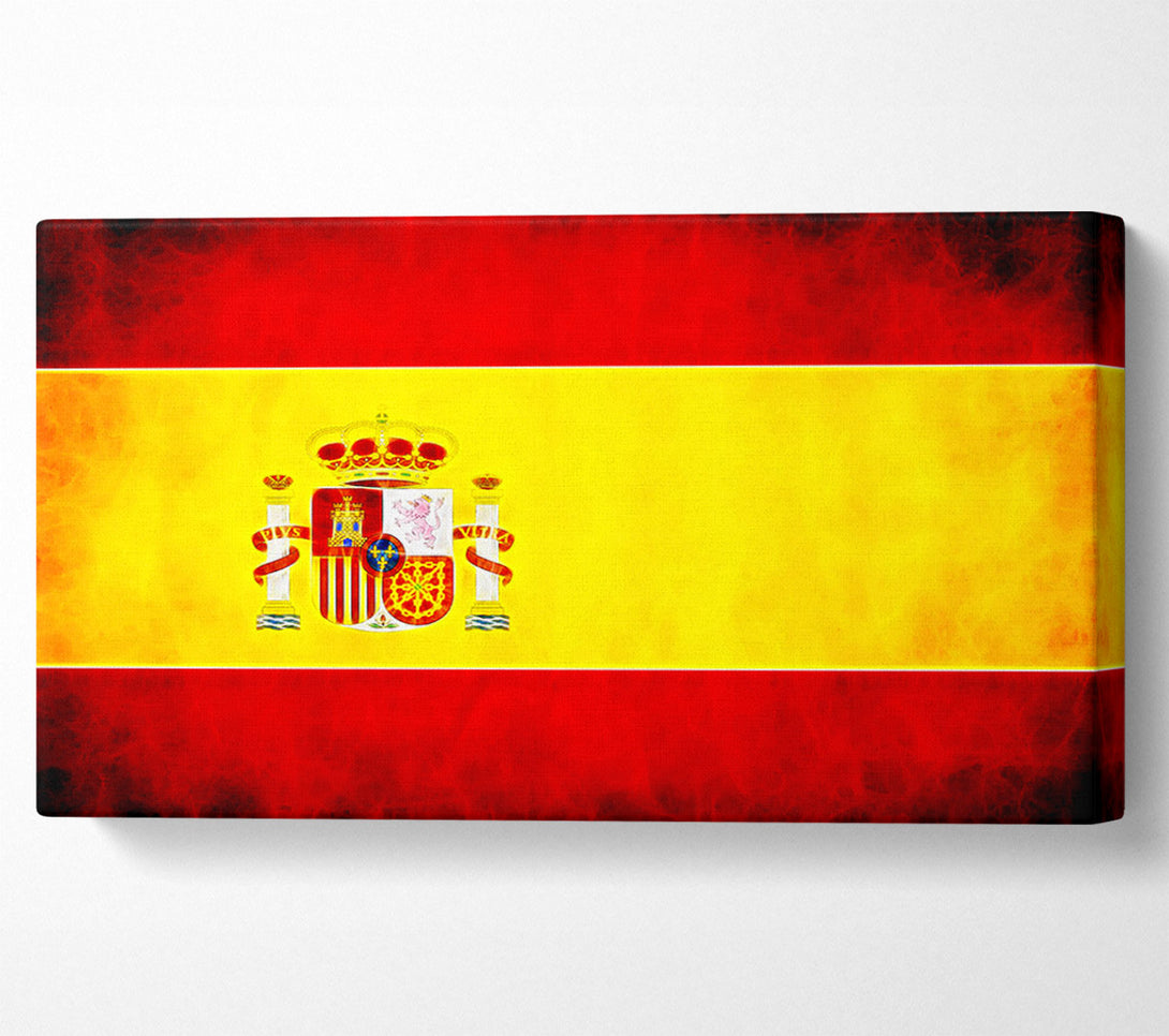  A Canvas Print of Spanish Flag Canvas Wall Art