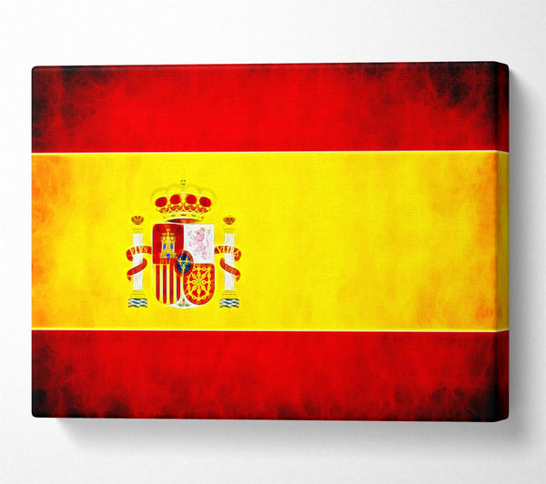  A Canvas Print of Spanish Flag Canvas Wall Art