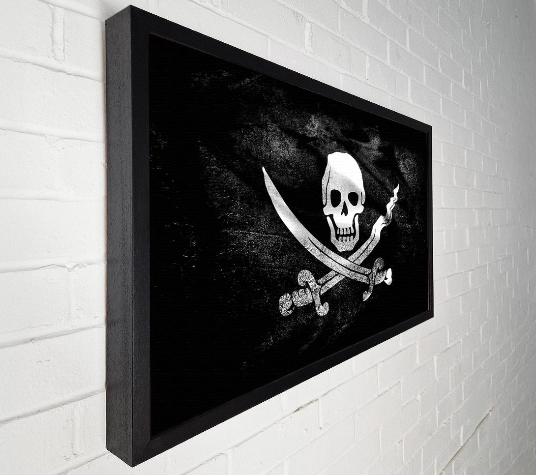  A Canvas Print of Skull And Crossbone Canvas Wall Art