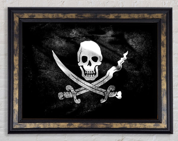 Skull And Crossbone Framed Print