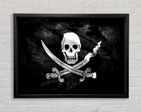 Skull And Crossbone Framed Print