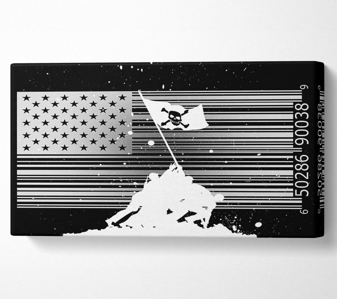  A Canvas Print of Barcode Pirates Canvas Art