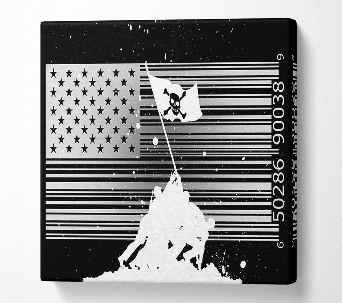  A Canvas Print of Barcode Pirates Canvas Art