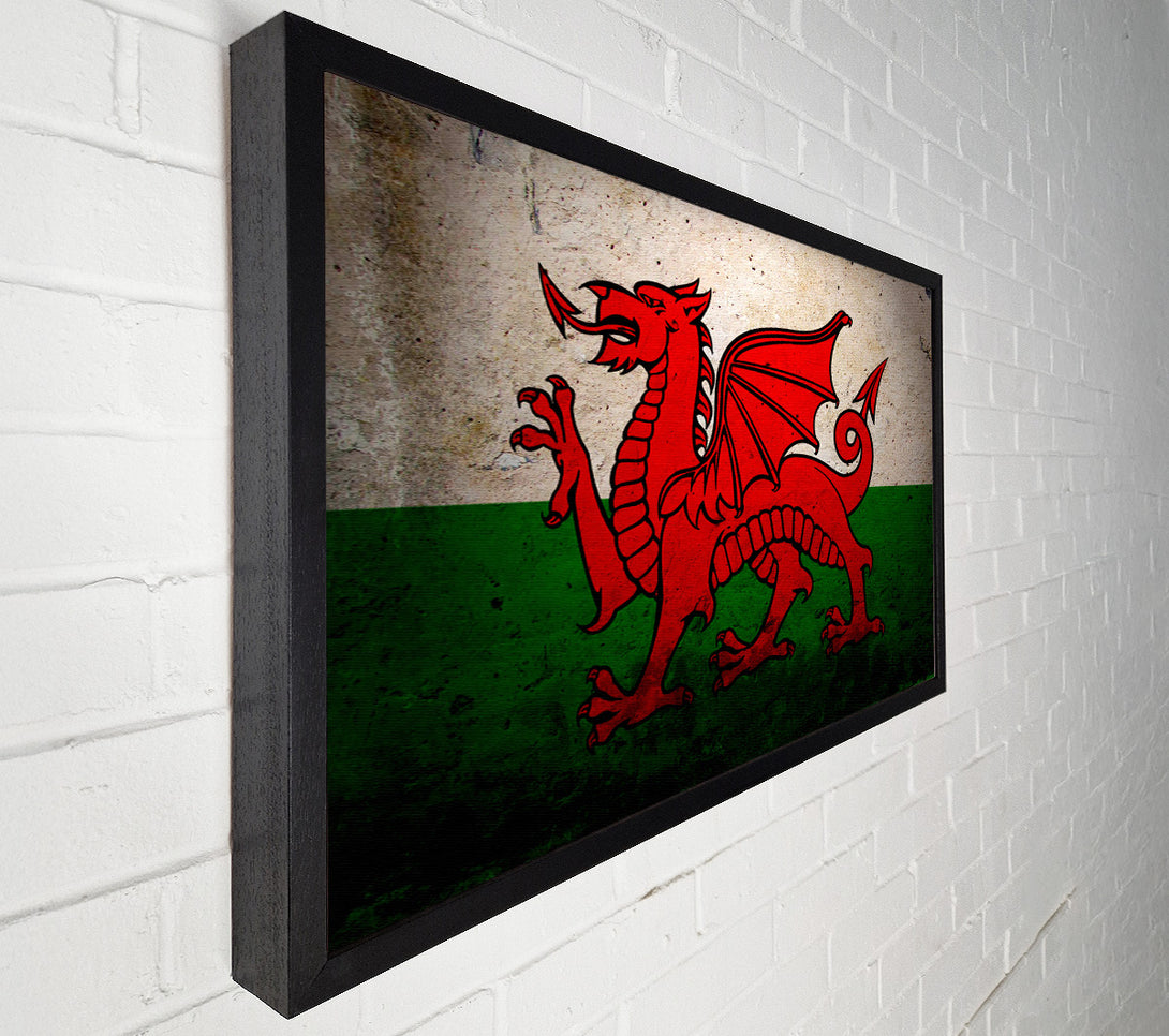  A Canvas Print of Dragon Of Wales Canvas Wall Art