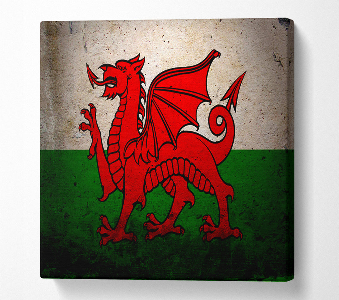  A Canvas Print of Dragon Of Wales Canvas Wall Art