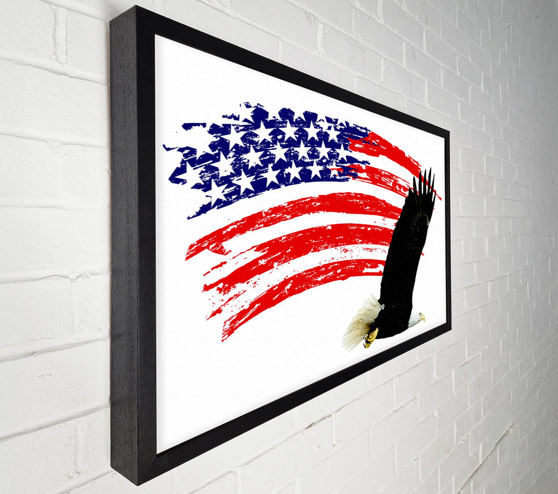  A Canvas Print of Eagle Freedom Canvas Wall Art