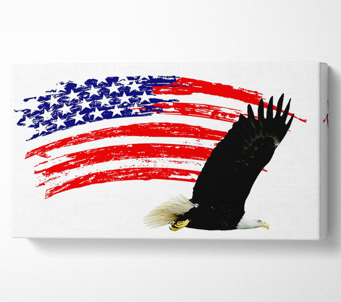  A Canvas Print of Eagle Freedom Canvas Wall Art