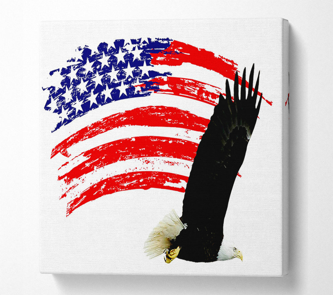  A Canvas Print of Eagle Freedom Canvas Wall Art