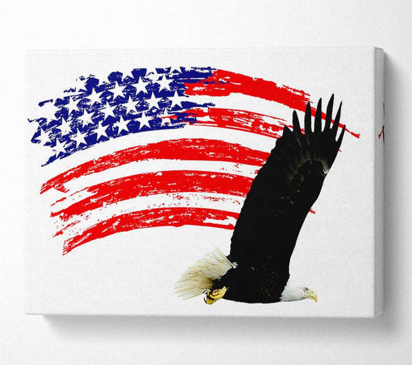 A Canvas Print of Eagle Freedom Canvas Wall Art