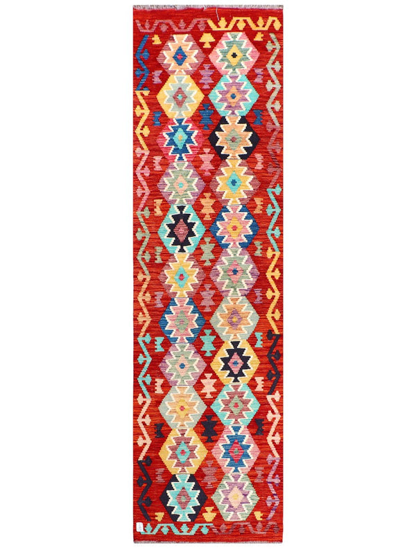 Maimana Afghanistan Kilim Runner - 285 x 81 cm