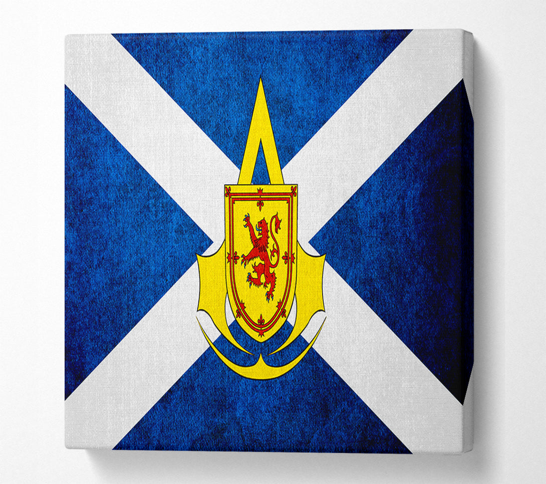  A Canvas Print of Scottish Guild Flag Canvas Wall Art