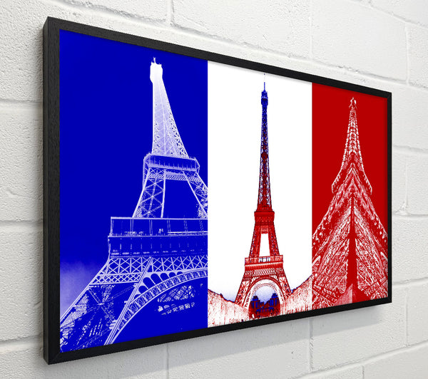 Eiffel Tower French Colours