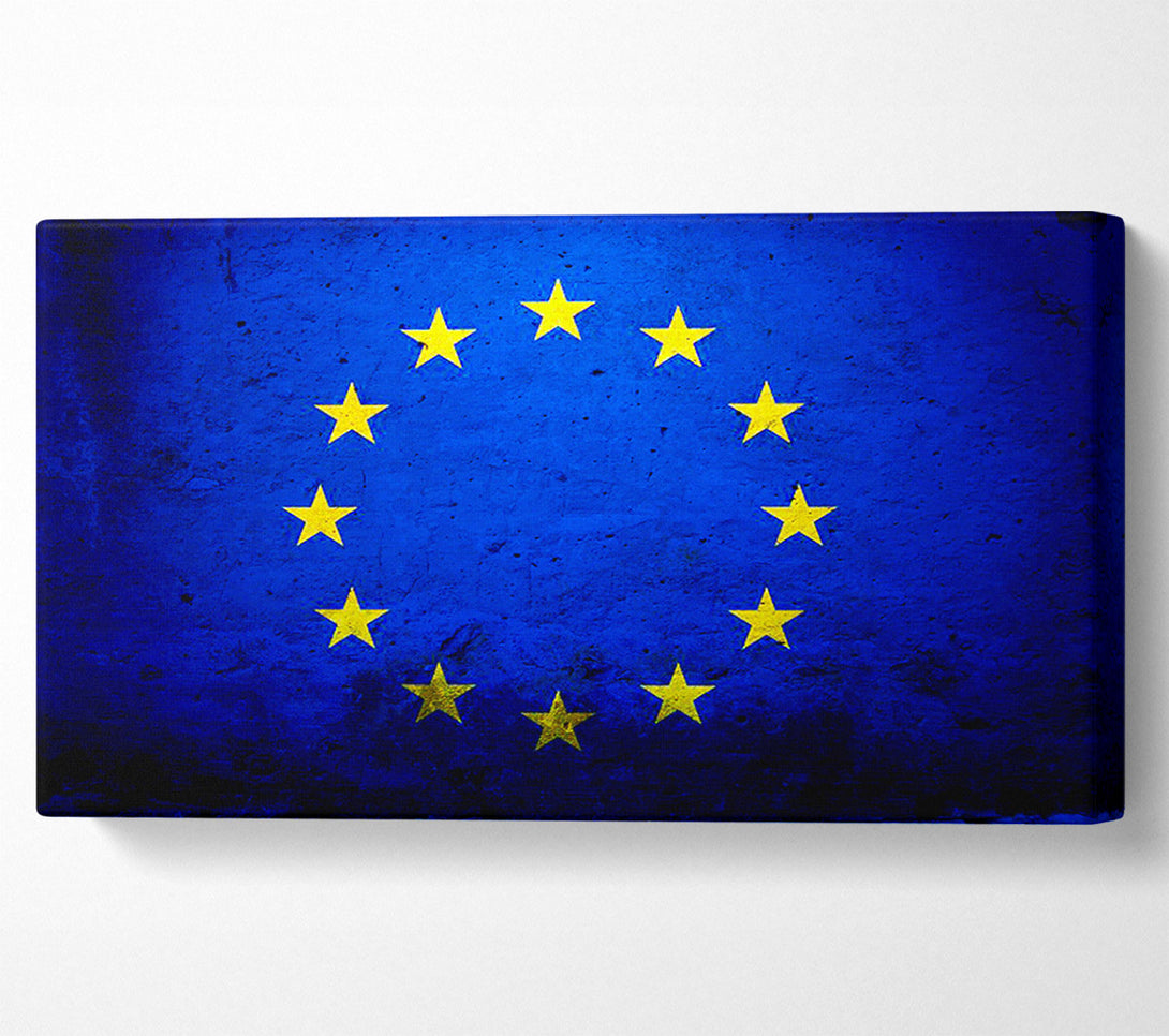  A Canvas Print of Eu Flag Canvas Art