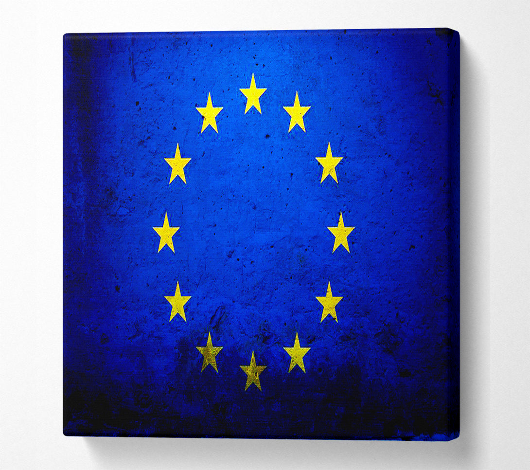  A Canvas Print of Eu Flag Canvas Art