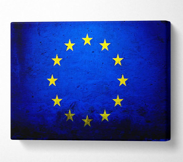  A Canvas Print of Eu Flag Canvas Art